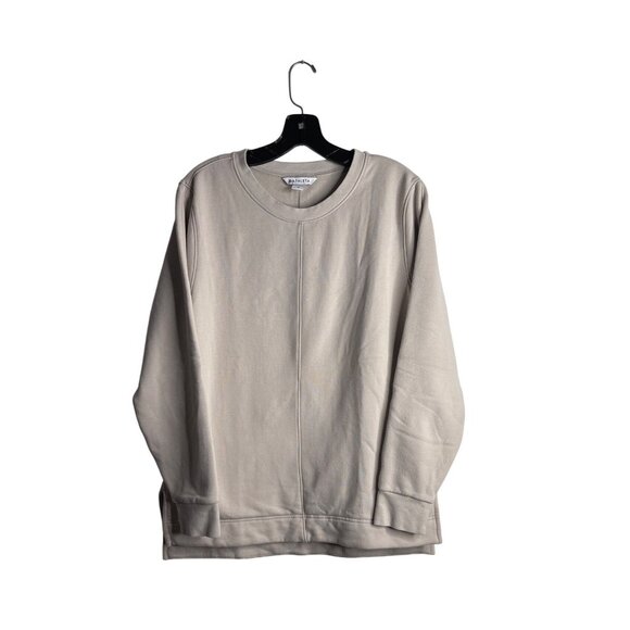 Athleta Women's Natural Retroplush Crewneck Sweatshirt Medium - Picture 1 of 6